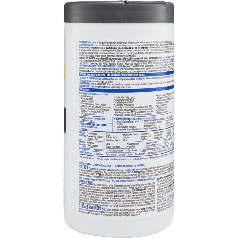Clorox Healthcare VersaSure Cleaner Disinfectant Wipes - 1110729_CS - 8