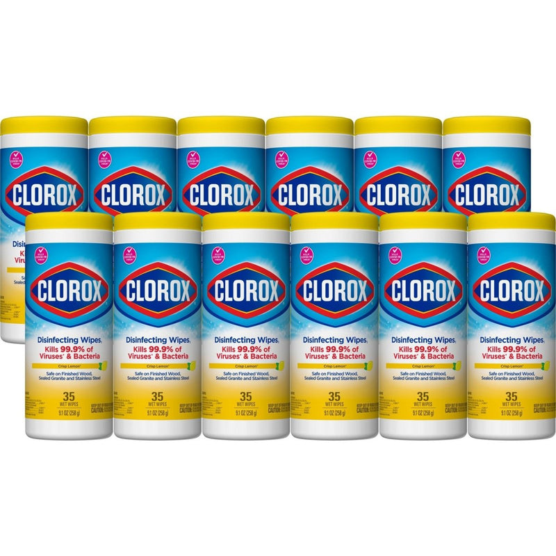 Clorox Surface Disinfectant Wipes, Small Canister - 669920_PK - 14