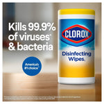 Clorox Surface Disinfectant Wipes, Small Canister - 669920_PK - 16