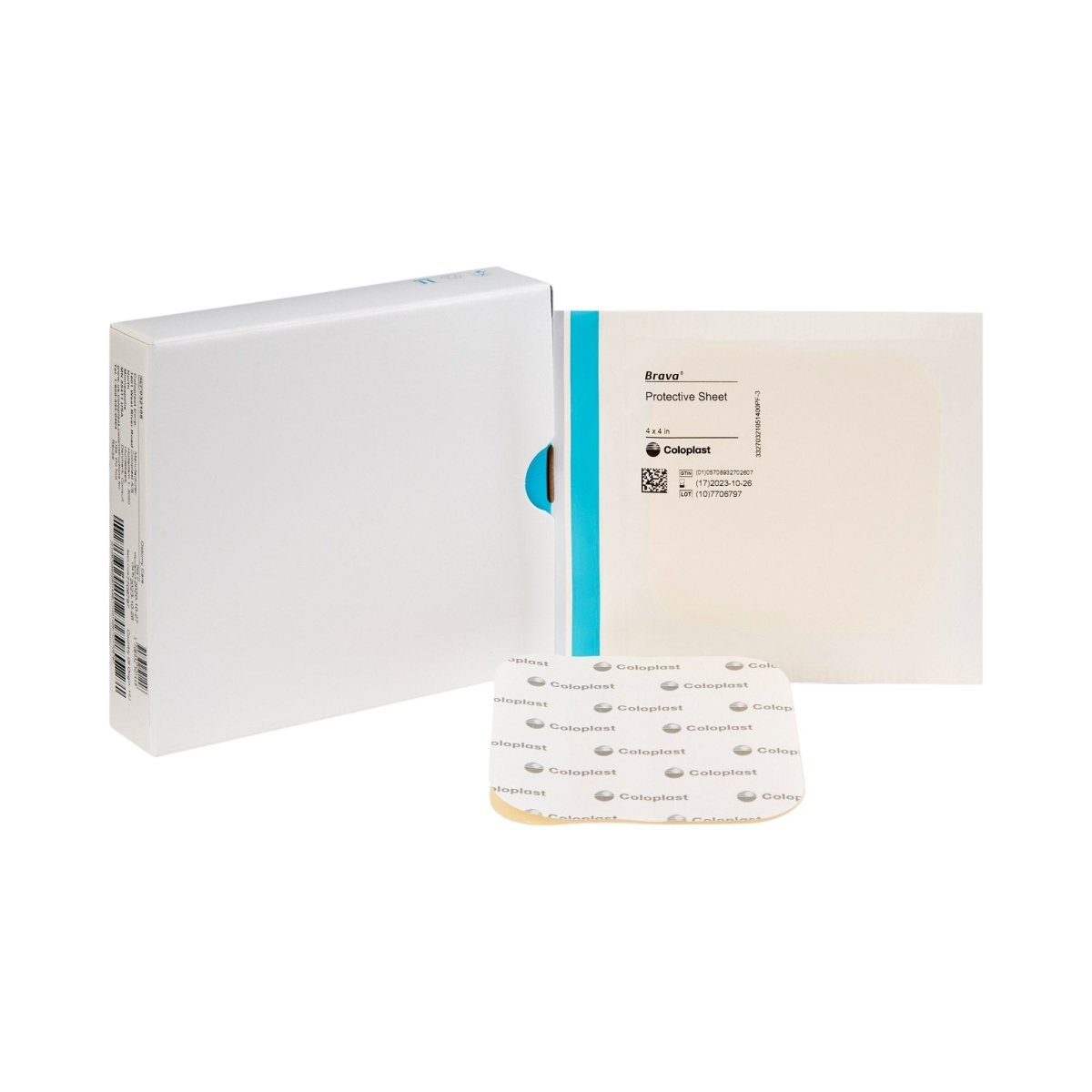 Coloplast Brava Stoma Skin Protective Sheets - 801860_BX - 1