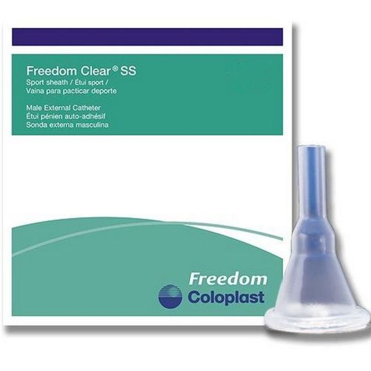 Coloplast Freedom Clear Ss Male External Catheter - 461689_EA - 1