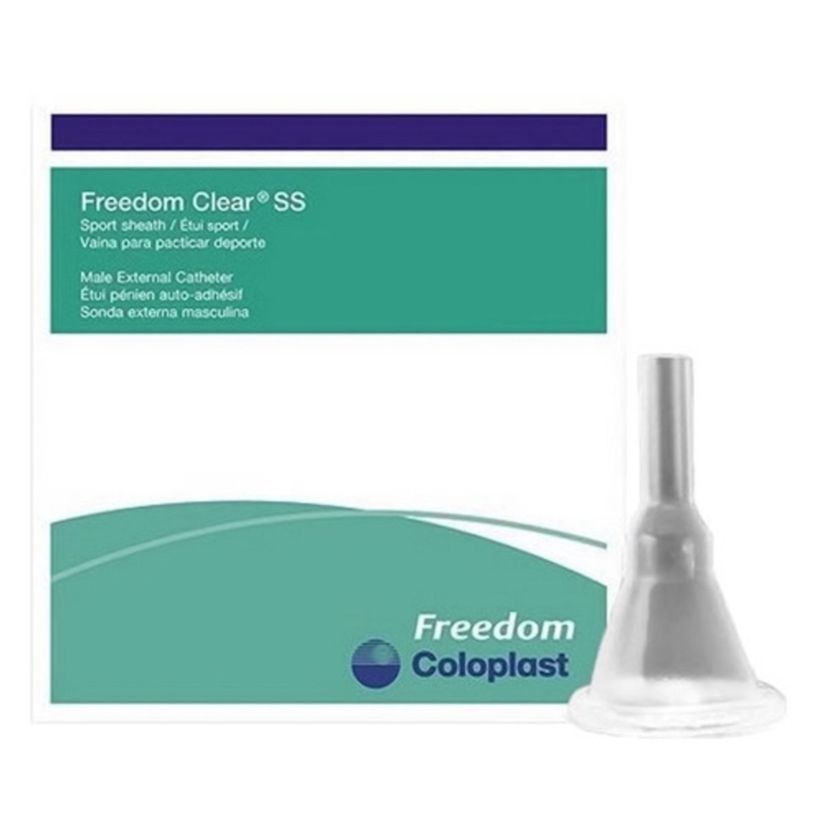 Coloplast Freedom Clear Ss Male External Catheter - 461687_BX - 2