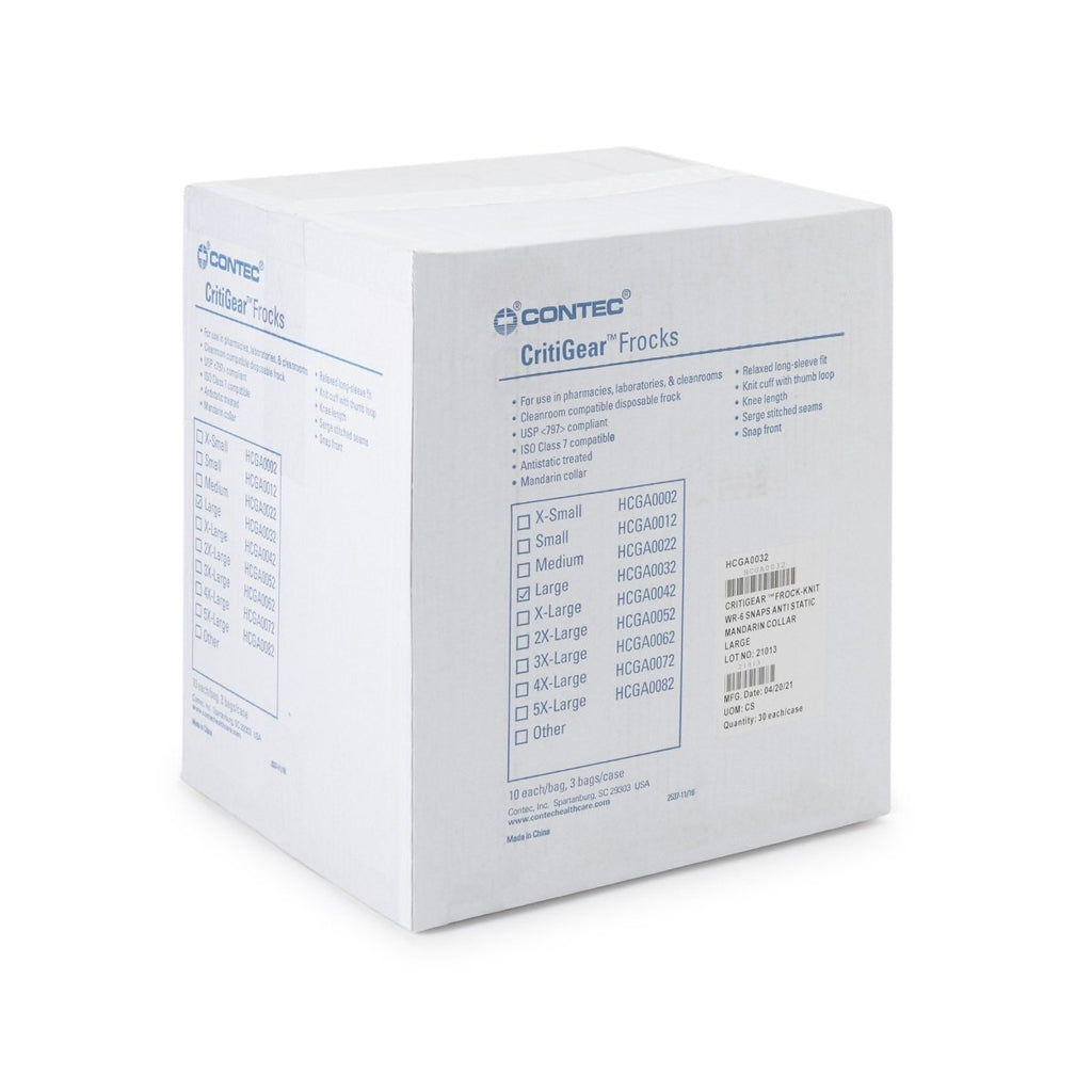 Contec CritiGear Cleanroom Frocks