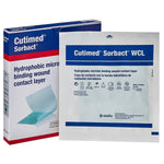 Cutimed Sorbact WCL Antimicrobial Wound Contact Layer Dressing, 4 x 5 Inch - 784065_BX - 1