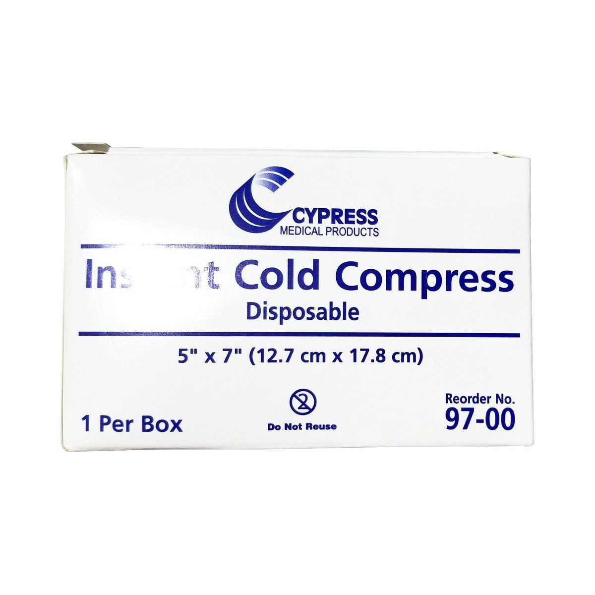 Cypress Instant Cold Pack, 5 x 7 Inch - 1067862_EA - 1
