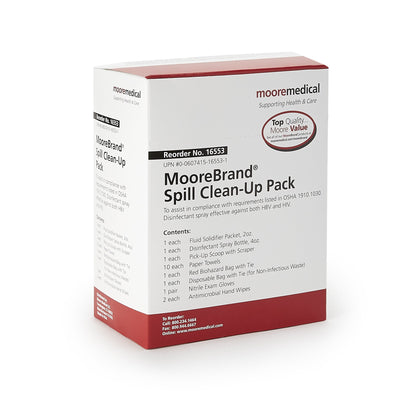 McKesson Bloodborne Pathogen Spill Clean-Up Pack -Case of 30