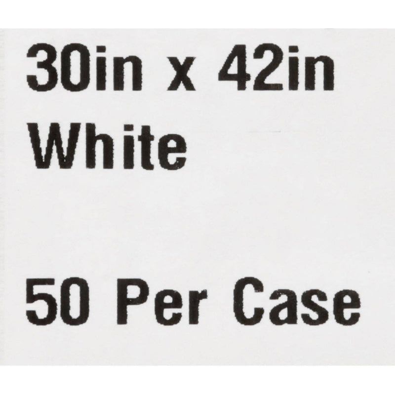 McKesson Patient Exam Gown, One Size Fits Most, White -Each