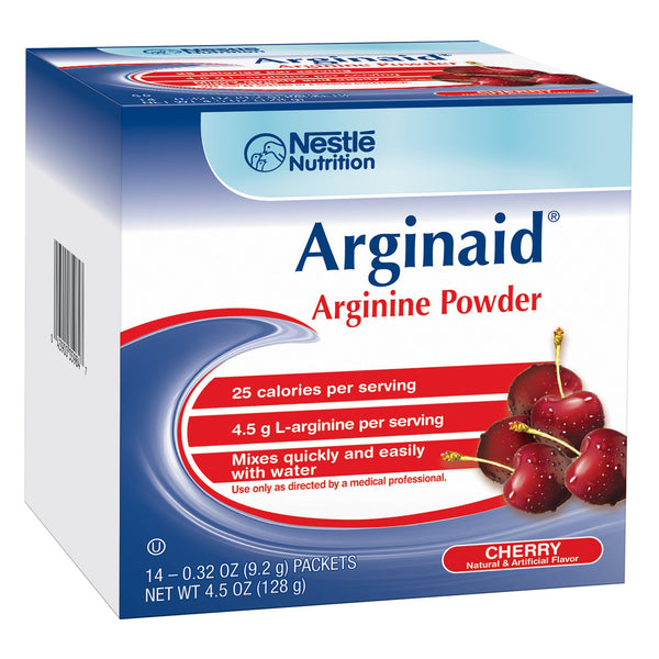 Arginaid Cherry Arginine Supplement, 0.32 oz. Packet -Box of 14