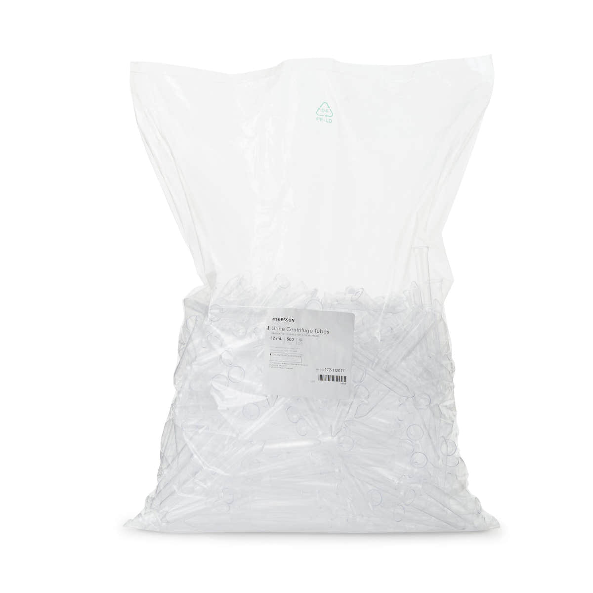 McKesson Conical Bottom Urinalysis Tube -Bag of 500