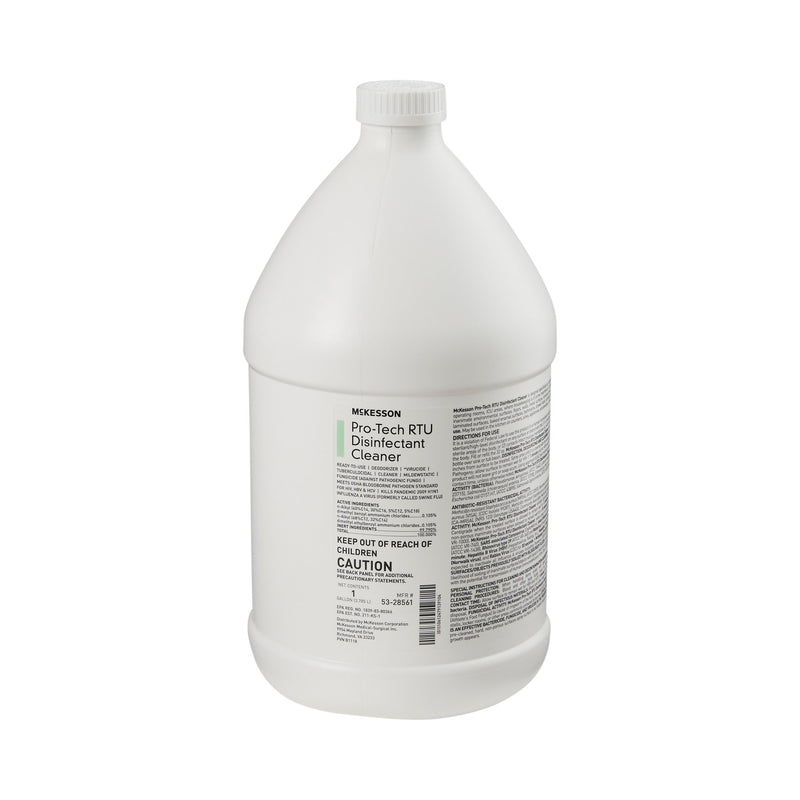 McKesson Pro-Tech Surface Disinfectant Cleaner Alcohol-Based Liquid, Non-Sterile, Floral Scent, 1 gal. Jug -Case of 4