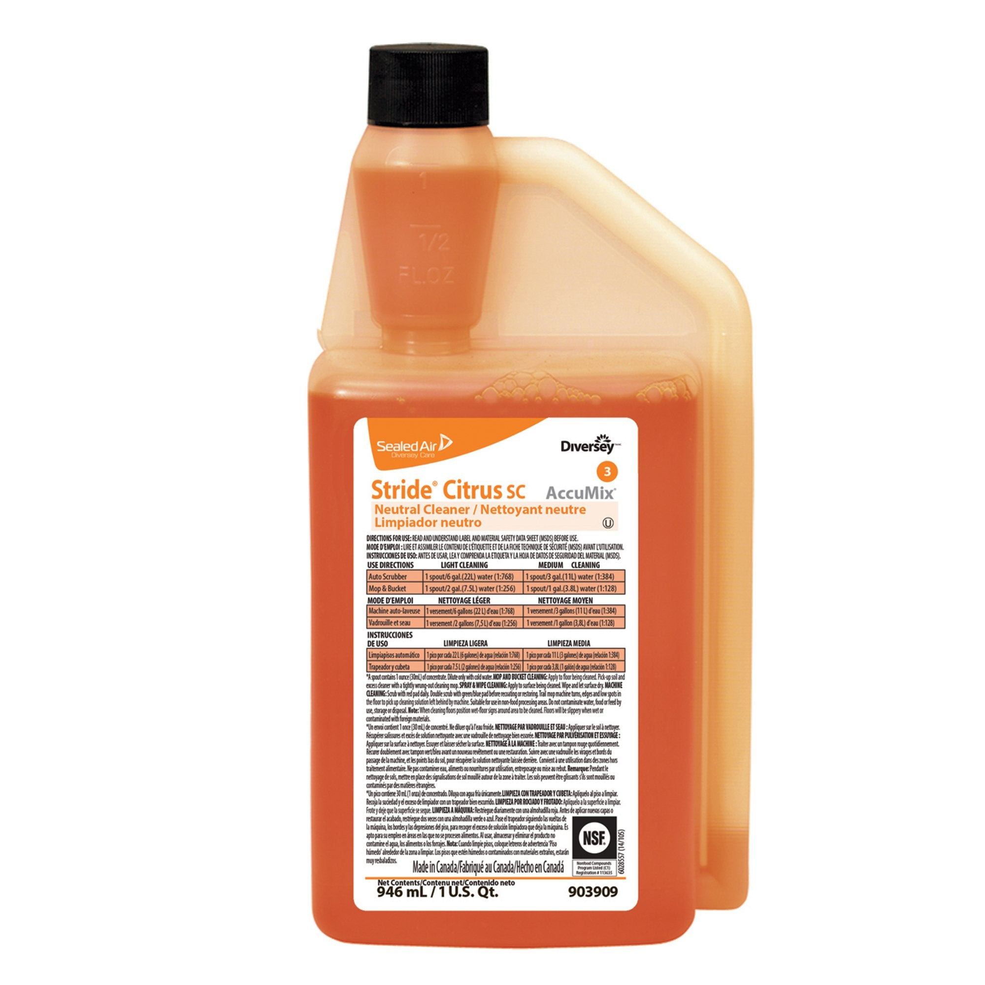Stride Citrus SC Surface Cleaner -Case of 6