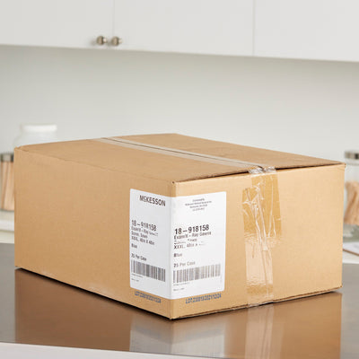 McKesson Patient Exam Gown, 3X-Large, Blue -Case of 25