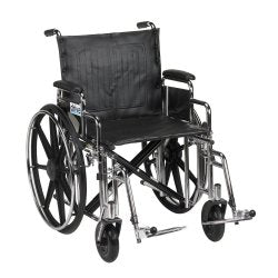 drive Sentra Extra HD Bariatric Wheelchair, 20-Inch Seat Width -Each