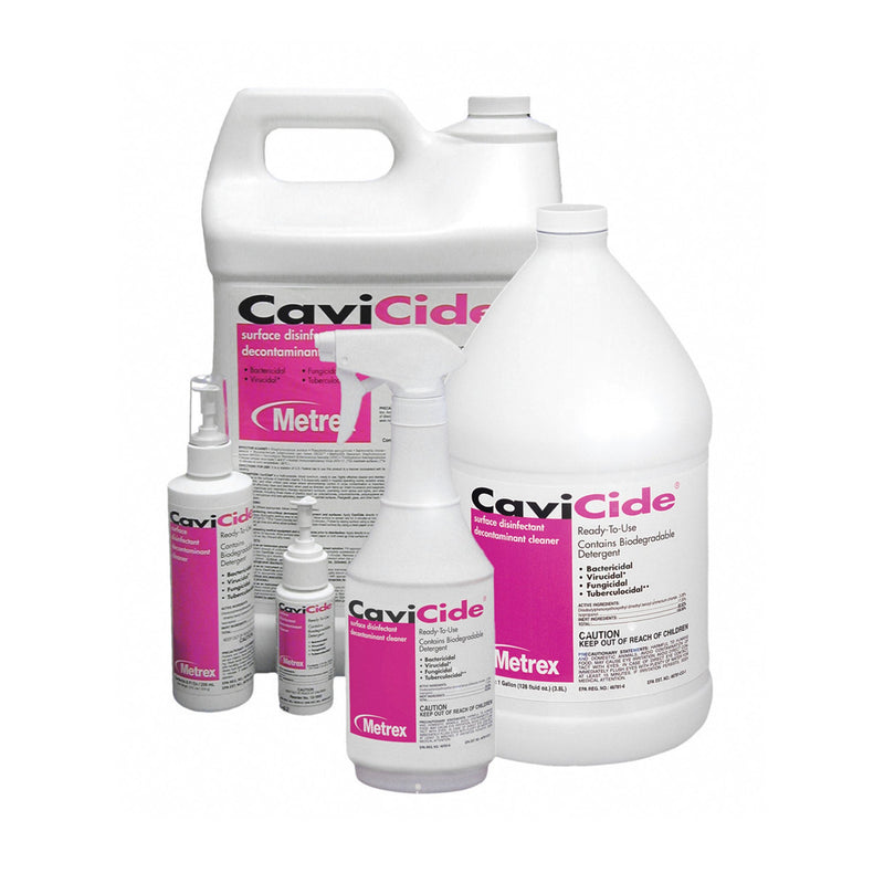 CaviCide Surface Disinfectant Cleaner, Alcohol-Based Liquid, Non-Sterile, 2 oz. Bottle, Alcohol Scent -Case of 48