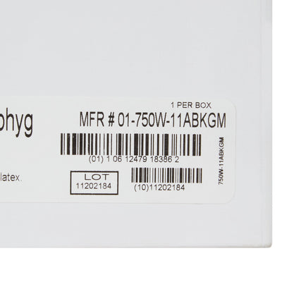 McKesson LUMEON Wall Mount Aneroid Sphygmomanometer, Black, Adult, Arm -Case of 12