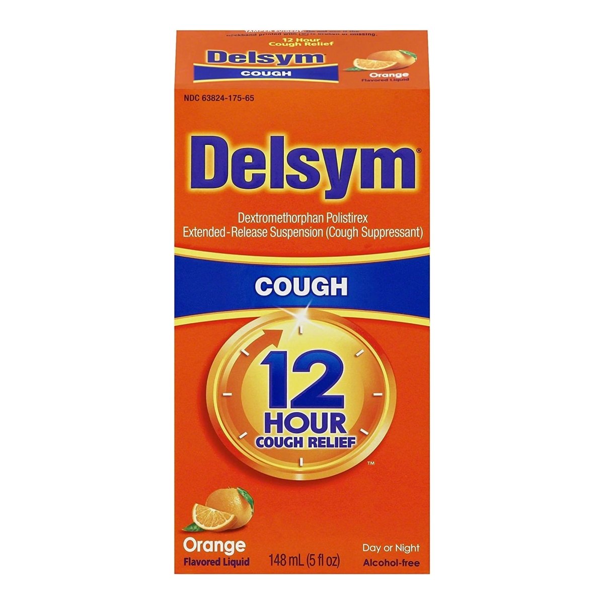 Delsym Dextromethorphan Cold And Cough Relief - 765751_EA - 1
