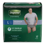 Depend Fit Flex Absorbent Underwear For Men - 1090312_CS - 2