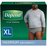 Depend Fit Flex Absorbent Underwear For Men - 1189141_CS - 5