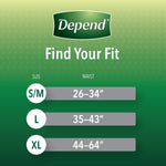 Depend Fit Flex Absorbent Underwear For Men - 1189141_CS - 6