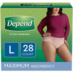 Depend FIT-FLEX Absorbent Underwear for Women - 1184201_CS - 17