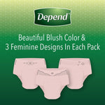Depend FIT-FLEX Absorbent Underwear for Women - 1184203_CS - 15