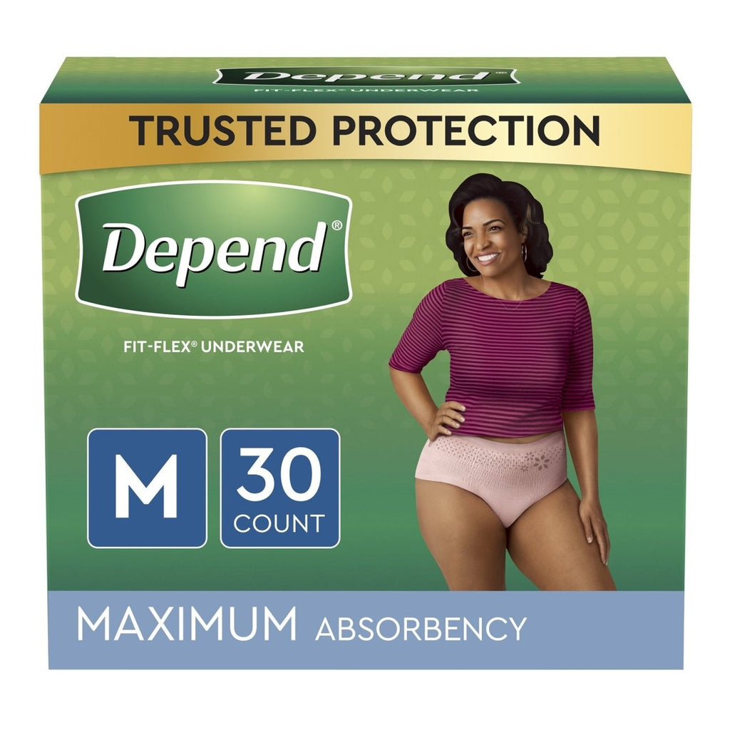 Depend Fresh Protection Underwear for Women -Discreet Fit