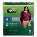 Depend FIT-FLEX Absorbent Underwear for Women - 1090310_PK - 4
