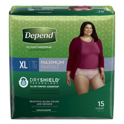 Depend FIT-FLEX Absorbent Underwear for Women - 1090310_PK - 4