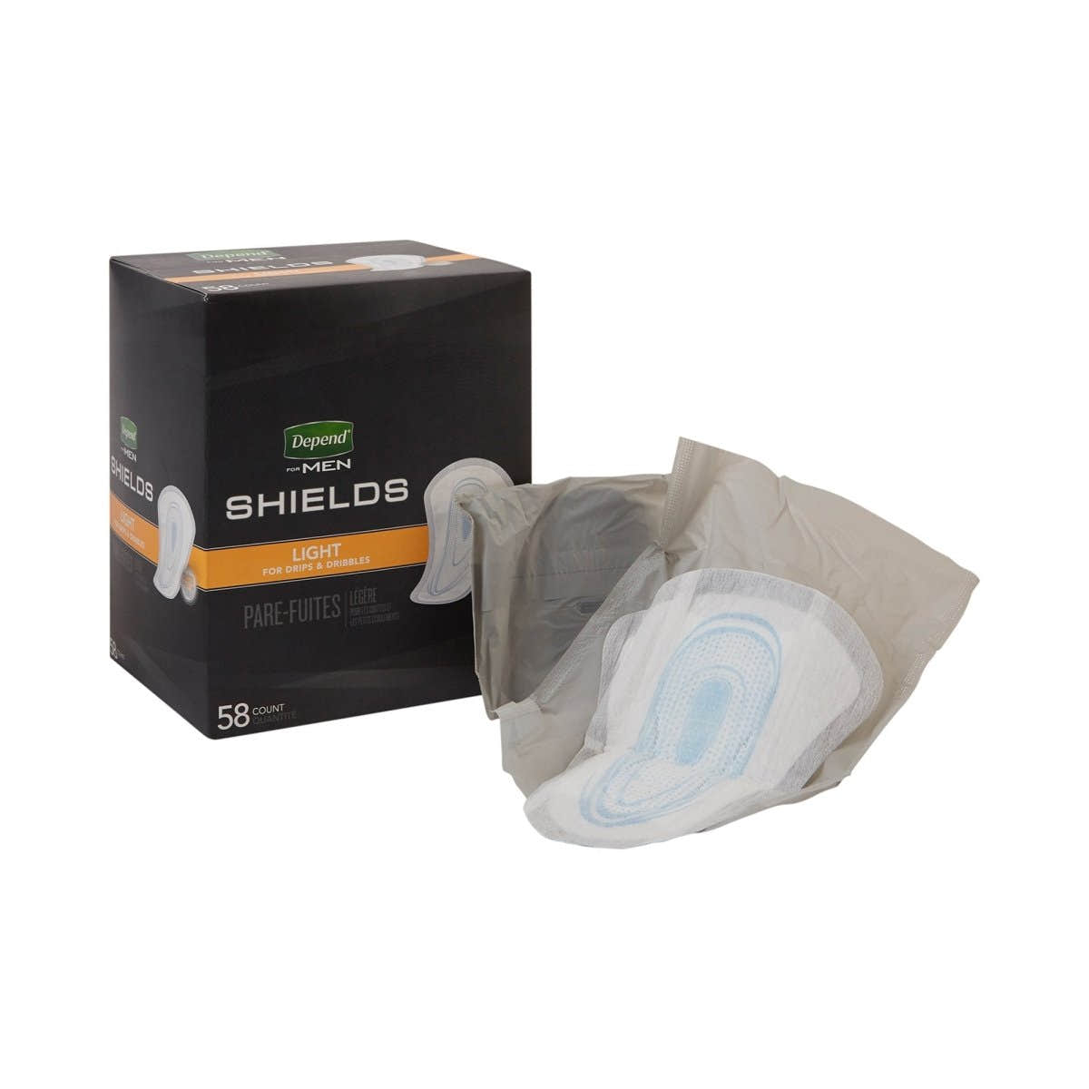 Depend Shields for Men Light Bladder Control Pad - 836349_CS - 1