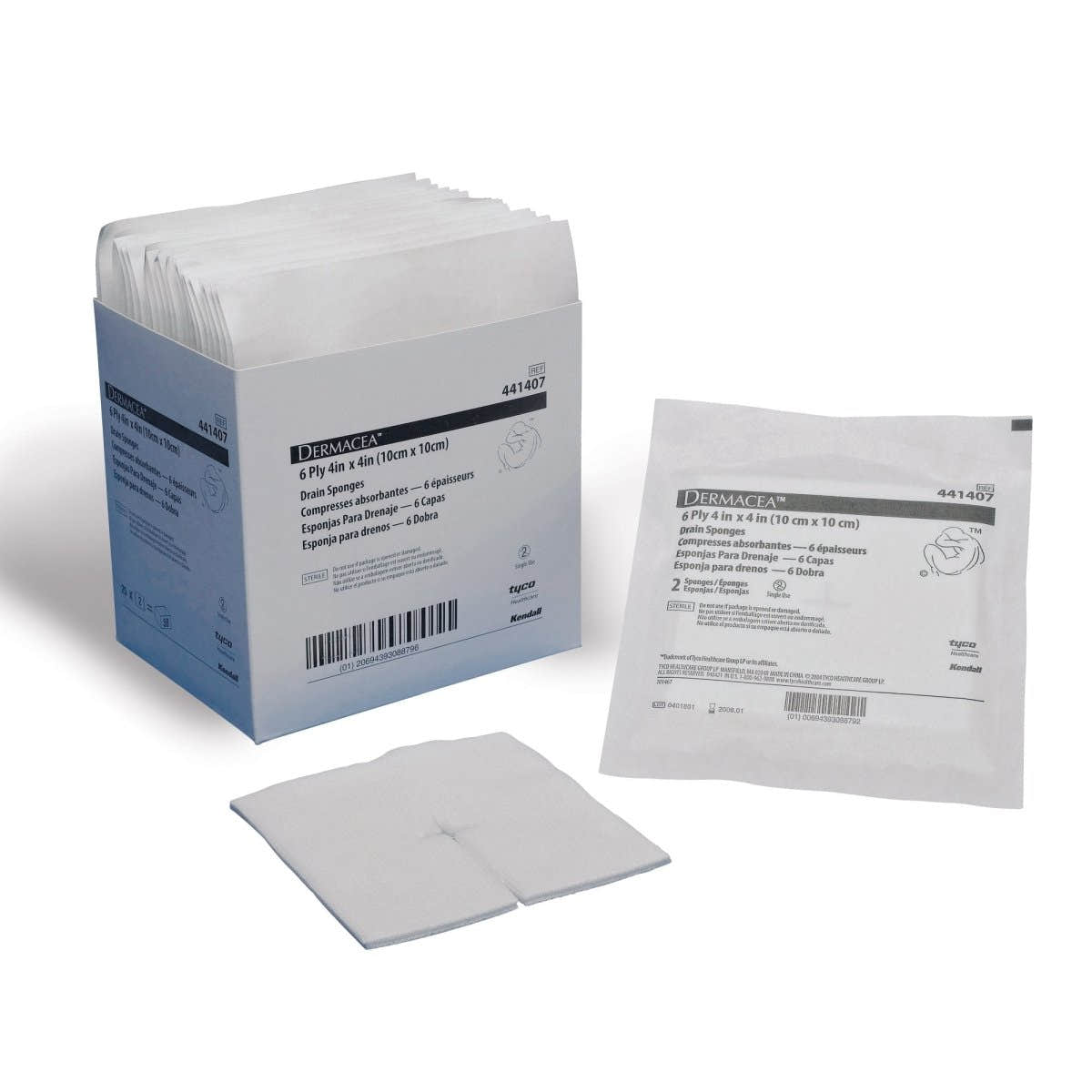 Dermacea Drain Sponge - 516679_BX - 1