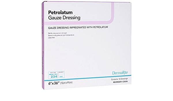 DermaRite Impregnated Dressing, 6 x 36 Inch - 946699_BX - 1