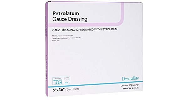 DermaRite Impregnated Dressing, 6 x 36 Inch - 946699_BX - 1