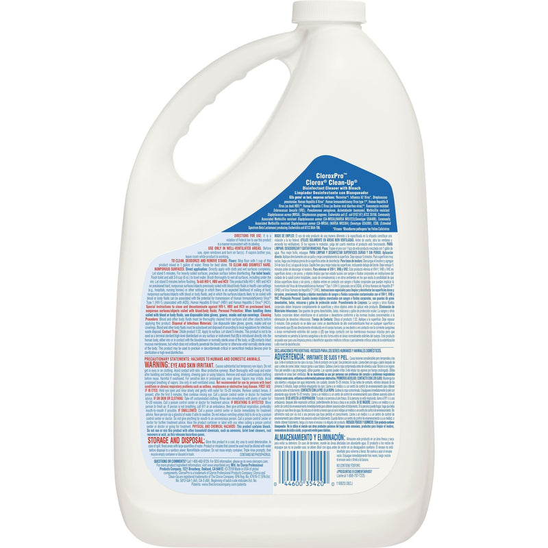 Clorox Clean-Up w/Bleach Surface Disinfectant Cleaner -Case of 4
