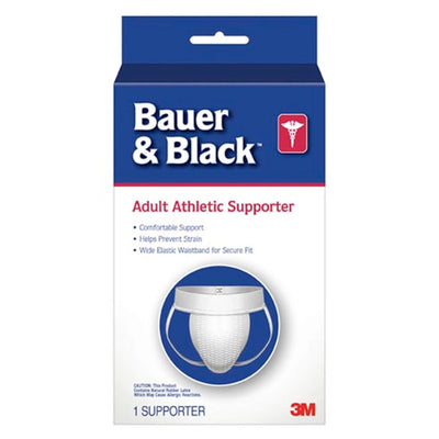 Bauer & Black Adult Athletic Supporter, Small -Case of 48