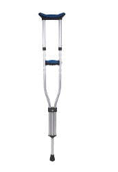 Carex Folding Underarm Crutches, 4 ft. 11 in. - 6 ft. 4 in. -Case of 3