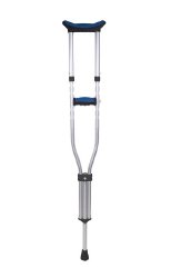 Carex Folding Underarm Crutches, 4 ft. 11 in. - 6 ft. 4 in. -Case of 3