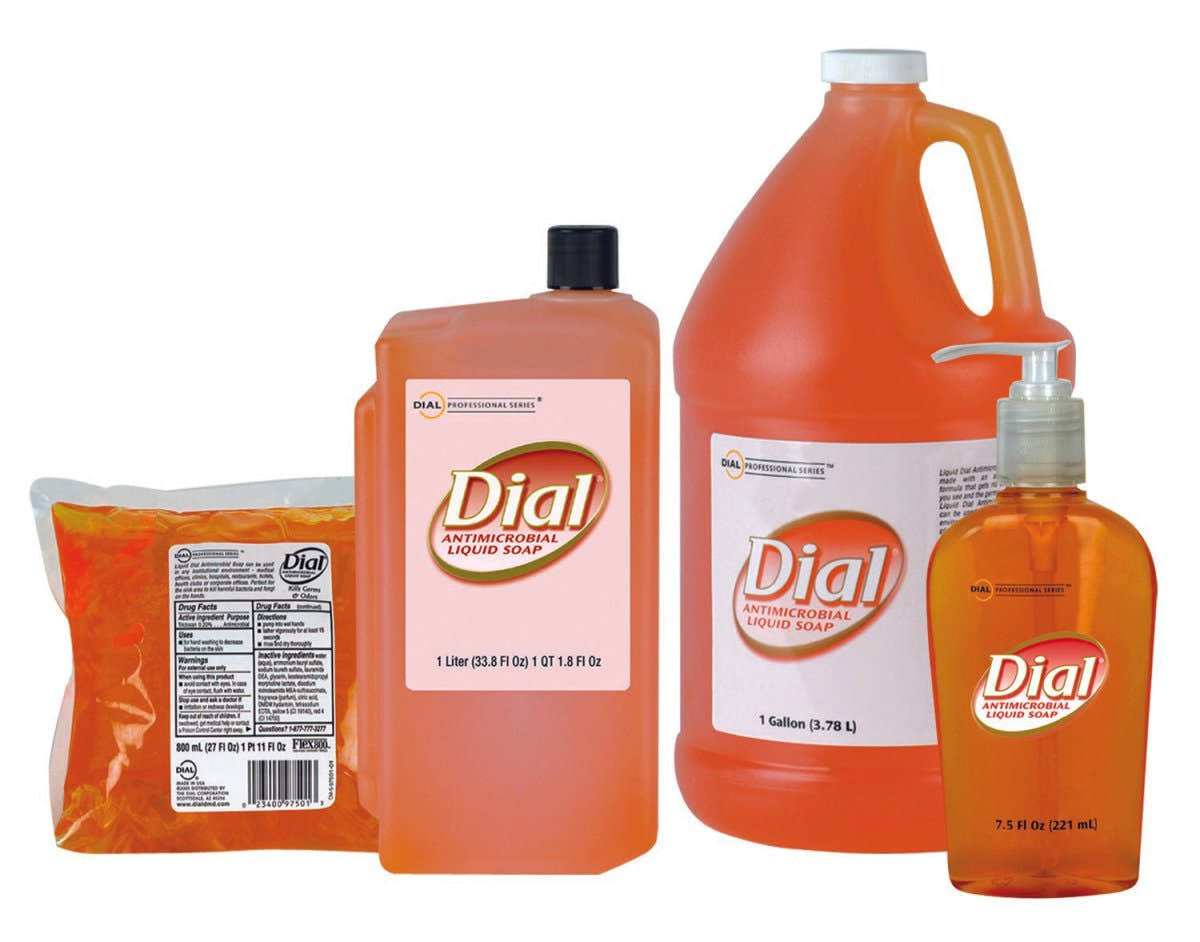 Dial Antimicrobial Soap 7.5 oz. Pump Bottle - 416207_EA - 1