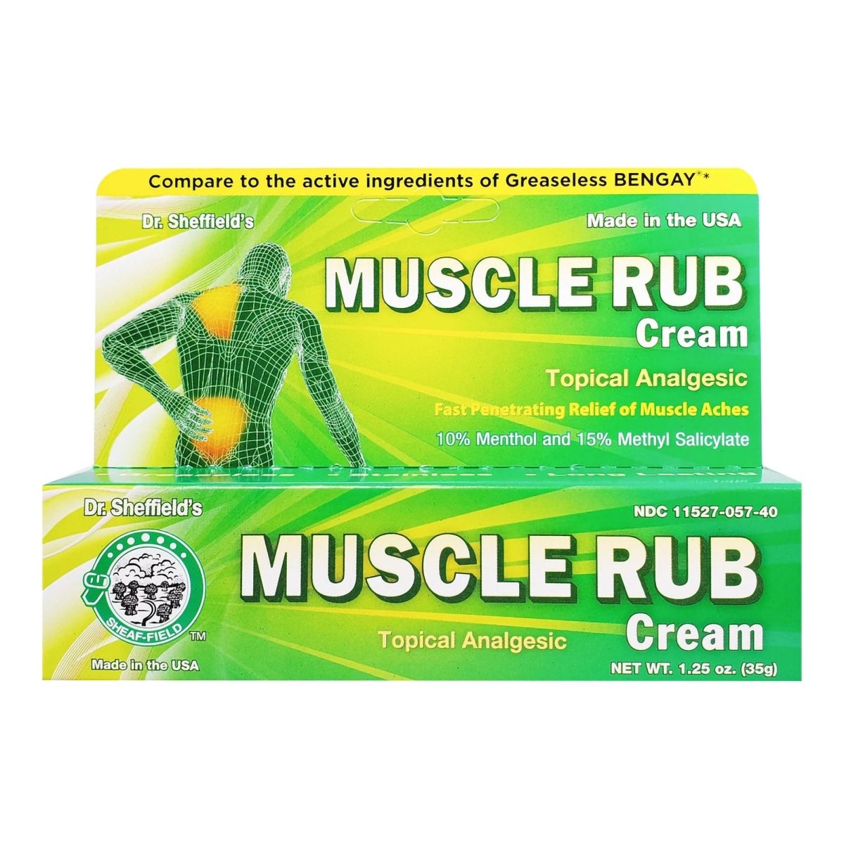 Dr. Sheffield's Menthol / Methyl Salicylate Topical Pain Relief - 1118083_EA - 1
