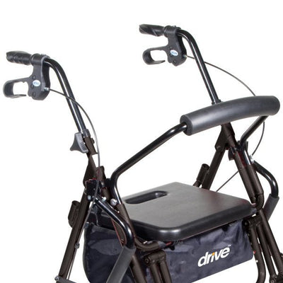 drive Duet Folding Aluminum Frame 4 Wheel Rollator - 680185_EA - 8