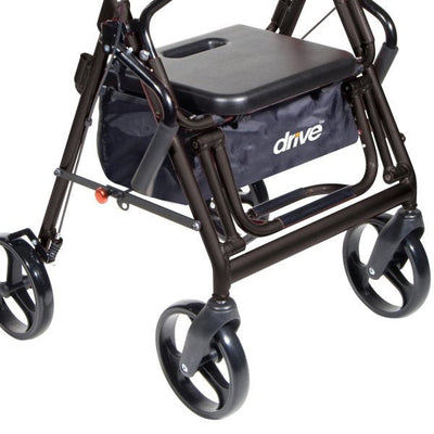 drive Duet Folding Aluminum Frame 4 Wheel Rollator - 680185_EA - 7
