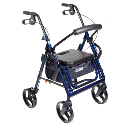 drive Duet Folding Aluminum Frame 4 Wheel Rollator - 693600_CS - 1