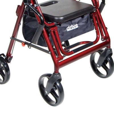 drive Duet Folding Aluminum Frame 4 Wheel Rollator - 851757_EA - 11
