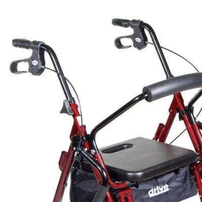drive Duet Folding Aluminum Frame 4 Wheel Rollator - 851757_EA - 12