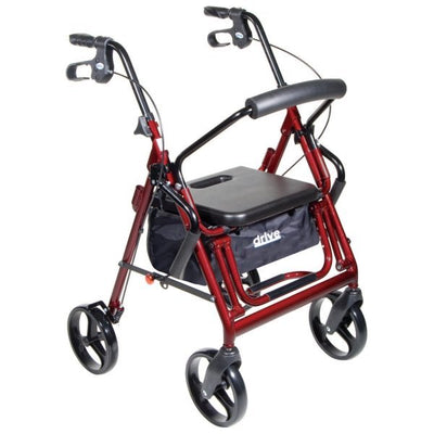 drive Duet Folding Aluminum Frame 4 Wheel Rollator - 851757_EA - 9