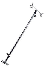 drive Telescoping IV Pole for Use With Wheelchair, 41.5 in. L x 3 in. W x 11 in. H, Steel - 624270_EA - 1