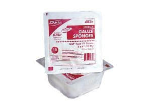 Dukal Sterile USP Type VII X Ray Detectable Gauze Sponge - 447017_TR - 1