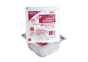 Dukal Sterile USP Type VII X Ray Detectable Gauze Sponge - 447017_TR - 1