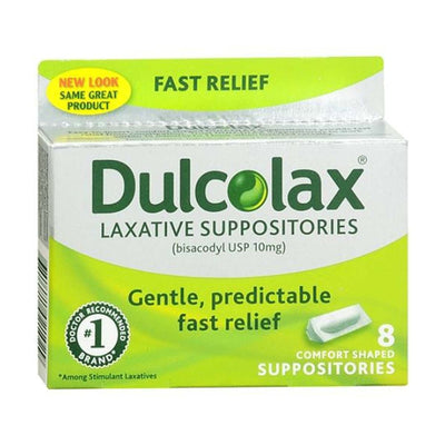 Dulcolax Bisacodyl Laxative Suppository - 1046245_BX - 1