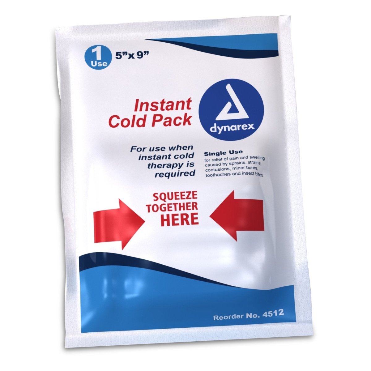 dynarex Instant Cold Pack, 5 x 9 Inch - 530232_EA - 1