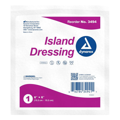 Dynarex White Adhesive Dressing - 1059670_BX - 2